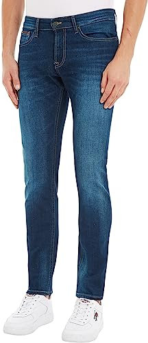 Tommy Jeans Herren Jeans Hose Scanton Slim Stretch, Blau (Aspen Dark Blue Stretch), 38W/36L