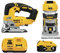 DEWALT DCK201P1 20V MAX* XR® Brushless Cordless 2-Tool Woodworking Kit (Router and Jig Saw)