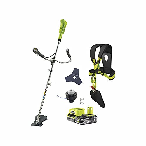 Pack RYOBI débroussailleuse 18V OnePlus OBC1820B - 1 Batterie 2.5Ah - 1 Chargeur rapide RC18120-125