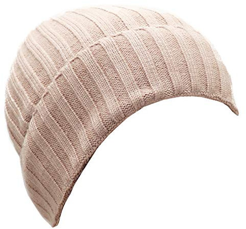 Wheebo Beanie-Mütze, Kaschmir, Stretch, Skimütze für Damen und Herren, Winter-Strickmütze, einfarbig, Unisex-Stil, B-light Pink, Einheitsgröße