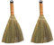 2Pcs Handmade Wooden Broom Tool Small Cleaning Brooms for Household Use Lightweight Compact Design for Efficient Dusting and Sweeping for Furniture and Desktop