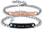 VNOX Customized Matching Bracelets for Couples Magnetic Couple Bracelets Gifts for Hers Grilfriend Long Distance Bracelet (D-Silver - Black and Rose Gold, Customise**-2PCS)