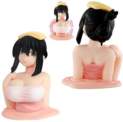 Anime Figur Kanako Figur Modell, Kanako Chest Shaking Ornaments, 2Pcs Anime Figur Model, Q-Version Anime Figure Doll, Home Auto Desktop Dekoration Sammlung Geschenke für Dekor