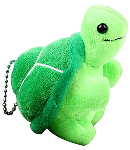 TOYANDONA Schildkröten-Anhänger Kinderspielzeug schildkröte schlüsselanhänger Tierspielzeug Flauschige Kuscheltiere Schlüsselbund Paar Spielzeuge gefüllte Schildkröte schmücken Charme