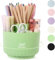 SKYDUE Schreibtisch Organizer, 360 Grad Stiftehalter Drehbar, Stifte Organizer Mit 5 Fächern, Stiftehalter Schreibtisch Für Büro, Schule, Zuhause(Hellgrün)