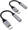 Apple MFi Certified 2 Pack USB C to 3.5mm Headphone Jack Adapter for iPhone 15/15 Pro/Pro Max/Plus, Type C Aux Dongle Adapter for Samsung Galaxy S23/S23/S22/S21Ultra, MacBook,Note