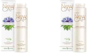 Erba Vita New Cap Shampoo Capelli Secchi - 250 ml (Confezione da 2)
