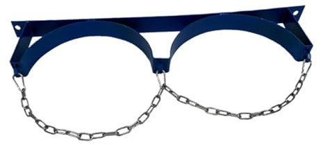 Gas Cylinder Bracket Mount Heavy-Duty Metal Air Tank Holder Gas Bottle Rack for Motorhome Home Compressed Cylinder Restaurant, Type 4