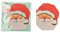 Ausgefallene Weihnachts-Servietten NIKOLAUS/WEIHNACHTSMANN - Shape Motiv Servietten Weihnachts-Deko Tisch-Dekoration Weihnachten Advent Weihnachts-Feier (36, Weihnachtsmann)