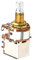 BESTonZON Push Potentiometer Für Gitarre Gitarren Potentiometer 500K Lineares Metall Gitarren Potentiometer 500K Lautstärkeregler Potentiometer Golden