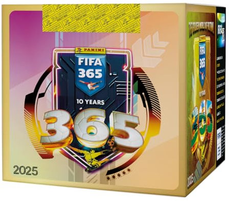 Panini FIFA 365 2025 Stickerkollektion, Sammelalbum, Sammelsticker (Box mit 36 Tüten)
