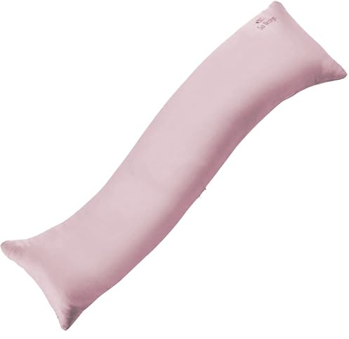 Sei Design Bezug für Seitenschläferkissen Seitenschläferkissenbezug Kissenbezug - Soft-Touch Mikrofaser, S-Form, 40x130 cm, Pastellfarben - Pflegeleicht & Reißverschluss
