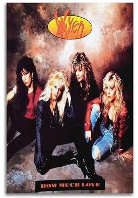 Vixen – How Much Love, gedrucktes Albumcover, signiertes Poster, Musikcover-Poster, Pop-Hip-Hop-Rap-Sänger, Star-Musikposter, ästhetische Leinwand, Wandkunst für Mädchen und Jungen, Teenager,