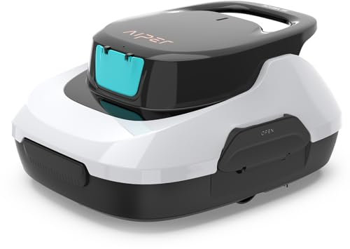 AIPER Scuba SE Limpiafondos Piscina, Robot de Piscina Sin Cable, 90 Minutos de Limpieza, Potente Aspiración, Autoaparcable, para Piscinas Elevadas de hasta 80㎡