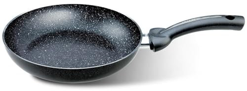 Wintem Padella 16cm in Alluminio con Rivestimento in Pietra Antiaderente - Adatto a Piani Cottura a Induzione, Gas, Elettrico e Vetroceramica - Facile da Pulire, Leggera e Resistente ai Graffi
