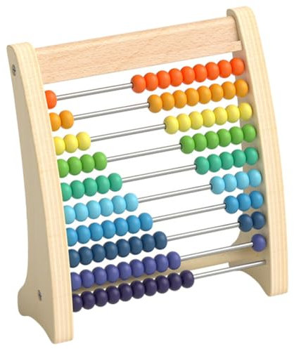 STOBOK Rechenrahmen Für Mathematisches Lernspielzeug Zur Der Rechenfähigkeiten 1 Set Aus Vintage Rechenhilfe Mit Zählperlen Für Grundschüler
