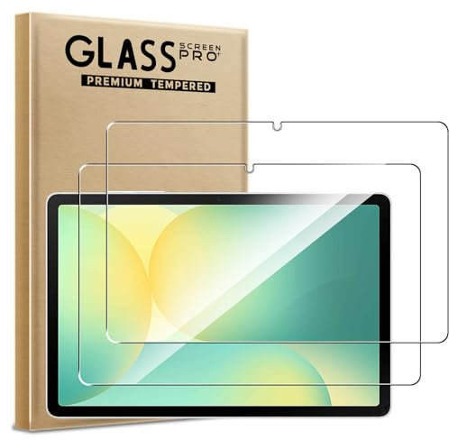 WFTE [2-Pack Screen Protector for Samsung Galaxy Tab S10 FE/Tab S9 FE 10.9 /S9/S8/S7 11/OnePlus Pad Lite,Anti-Scratch,Anti-fingerprint,Tablet Screen Protector Tempered Glass for Tab S10 FE/S9 FE