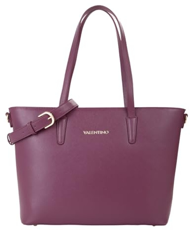 Valentino Schultertasche Shopper Zero Re Shopping Bag Prugna beere