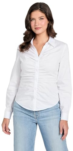GUESS Donna Camicia Manica Lunga Cotone W6RH85W1LU1