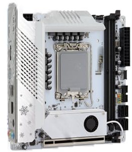 Gaming WiFi Fit for B760i ARGB WiFi DDR5 Carte mère Mini ITX Ordinateur de Bureau 12/13/14 génération processeur LGA1700 avec WIFI6 AX201