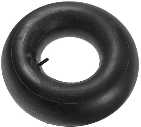 Abaodam Camera d Aria in Gomma Nera per Carriola e Tosaerba, Resistente all Uso Regolare, Adatta a Vari Terreni e Veicoli Diversi, Misura 20x8-8 e 20x10.00-8