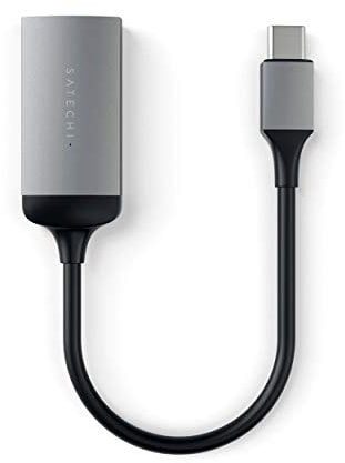 SATECHI Aluminium USB-C auf HDMI Adapter, 4K (60Hz), für MacBook Pro, Air M2, M1, iPad Pro, Air M2, M1, Mac mini M2, iMac M1 (Space Grau)