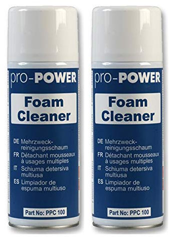 Pro Power 2x Foam Cleaner Cleanser 400ml Multi Purpose Anti Static Electronics