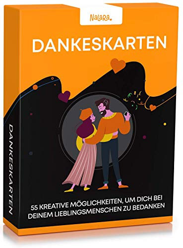 Dankeskarten - 55 romantische Wege, Dich bei deiner Partnerin zu bedanken - Ideal als Jahrestag Geschenk für sie und ihn
