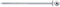 fischer - Vis de charpente Power-Fast 8,0x160, tête disque, empreinte TX, zingué blanc, filetage partiel/Boite de 50
