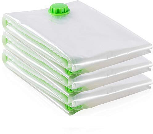 Opaza Vakuum Aufbewahrungsbeutel, Extra groß, Jumbo 130x100 cm für Kleidung Bettdecken (3 Stück XXL)