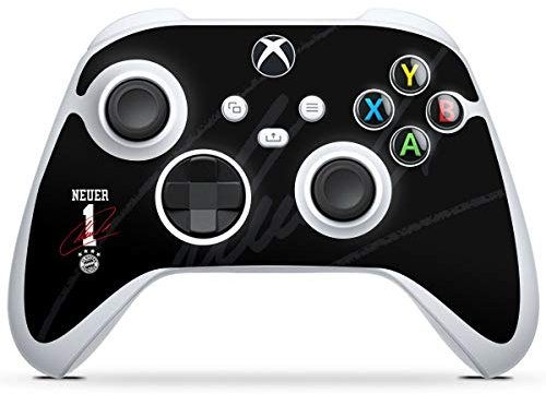 DeinDesign Skin kompatibel mit Microsoft Xbox Series S Controller Folie Sticker FC Bayern München FCB Manuel Neuer