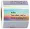 WRAPAHOLIC Aufkleber mit Aufschrift Hello I'm What You've Been Waiting for Sticker, schwarze Tinte, holografische Silberne Geschäfts-Dankesaufkleber, aufkleber, 2 x 8,1 cm, 350 Etiketten insgesamt