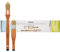 Hemway Premium Handmade Sculpted-Head Chalk, Lacquer & Wax Paint Brush Set (Pack of 2) | Sash & Round Brushes for Painting or Waxing Furniture, Walls & Ceilings | Tools for DIY or a Shabby Chic Finish