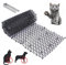 NEWFUN Dornengitter Tier-Barriere,Katzen-Abwehrstreifen Tier Barriere mit Spikes,mit 8 U-Förmig Erdanker, 200 * 30cm Anti Katzen Netzwerk, für Garten Katzenabwehr Spikes Tiervertreiber