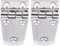Akozon Lot de 2 charnières de porte de bateau en acier inoxydable - Charnière pliable pour bateau - Charnière décalée - Charnières marines verrouillables en acier inoxydable