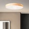 Brilliant LED Deckenlampe - funktionale Wand- und Deckenleuchte stufenlos dimmbar mit Fernbedienung - Lichtfarbe einstellbar CCT aus Metall/Kunststoff, in holz hell/weiß - Ø 49cm