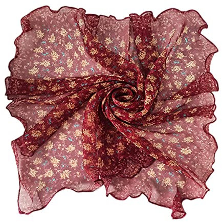 FAIRYGATE Seidentuch Haare Seidentücher Satin Bandana Seidentuch Halstuch Haartuch Vierecktuch Seide Damen Tuch Seiden Nickituch Tücher Hals Kopftuch Damen 45007