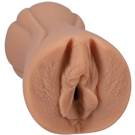 Signature Strokers - Madison Morgan ULTRASKYN Pocket Pussy - Realistic Textured Stroker Molded from Madison Morgan, Handheld and Body-Safe - Vanilla - By Doc Johnson