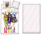 AYMAX - Juego de cama de 3 piezas Rainbow High, funda nórdica reversible de 140 x 200 cm + funda de almohada de 63 x 63 cm + sábana bajera a juego 90 x 190 cm