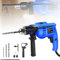 Qimu Schlagbohrmaschine 850W Bohrhammer & Impact Mehrzweck 3000RPM Variable Drehzahl Bohrer mit 360°Drehbarem Griff Schlagbohrkronen, 13mm Bohrfutter, Bohrkronen SDS Plus Bohrfutter Schlaghammer Drill