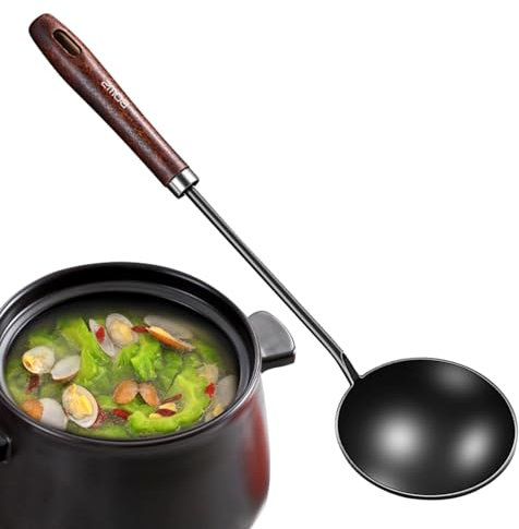 Kitchen Spoon,Iron Oil Frying Pan for Cookie Skillet | Iron Frying Pan Companion, Non-Stick Ladle for Cake, Kitchen Cooling Supplies for Egg Dumplings Omelettes