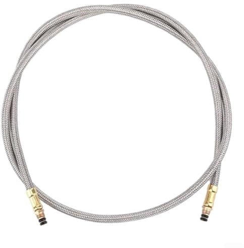 Stove Hose Adapter, Stainless Steel Outdoor Camping Stove Extension Tube Hose Gas Tank Braided Tubes for Picnics, Outdoor Cooking(62cm)