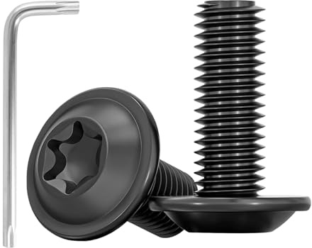 COEKI 20 Pezzi Viti a Testa Bombata M6 x 20mm, Acciaio Inox A2 V2A, Viti a Esagono Incassato, Resistente alla Corrosione, Ideali per Applicazioni Meccaniche