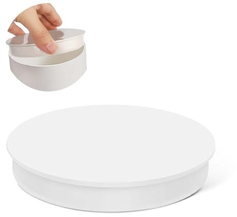 Lüftungsrohr Abdeckung, 100mm Rohr Deckel Endstück Abdeckung für Lüftungsrohr Lüftungsrohr Endkappe PVC Abdeckkappe Abwasserrohr Deckel Endkapp für Abflussrohre und Abwasserrohre (Weiß)