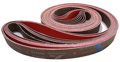 Schleifpapier-Schleifbänder, Schleifer-Hobelband, 5 Stück, 50 x 2100 mm, Keramik-Schleifband, Desoxidation, Trockenschleifen, Nassschleifen, Polierband, Maschinenschleifband(60#)