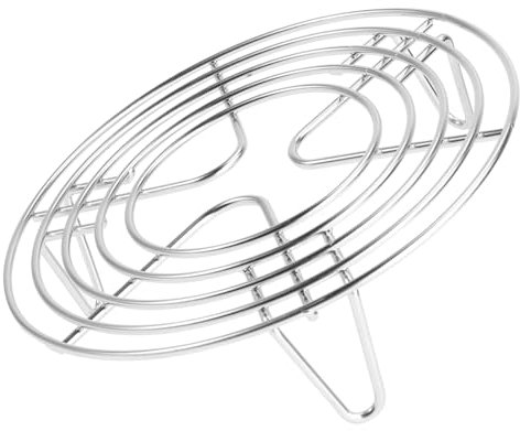 VOSAREA Stainless Steel Rice Cooker Steamer Multi-purpose Steel Steaming Cooling Rack for Cooking and Baking in Kitchen