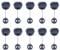 AUMEL 10PC Kraftstofftankdeckel für Stihl FS38 FS45 FS46 FS48 FS52 FS55 FS56 FS62 FS66 FS72 FS75 FS76 FS80 FS81 FS85 FS88 Motorsense ersetzt 4128-350-0505