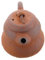 POPETPOP Teiera Ceramica retrò con Infusore Gourde Teiera Decorativa Tradizionale Cinese Terracotta per Uso Quotidiano e Arredamento Cucina