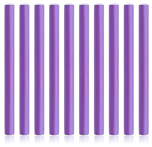 10 Pack Flexi Rods Curling Rods Heatless Curlers Foam Hair Rollers 2cm | large diameter bendy rollers for loose waves and long hair. Soft foam design for overnight curls, travel and home styling