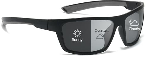 SIPHEW Selbsttönend Polarisiert Sonnenbrille Herren Photochrome UV400
